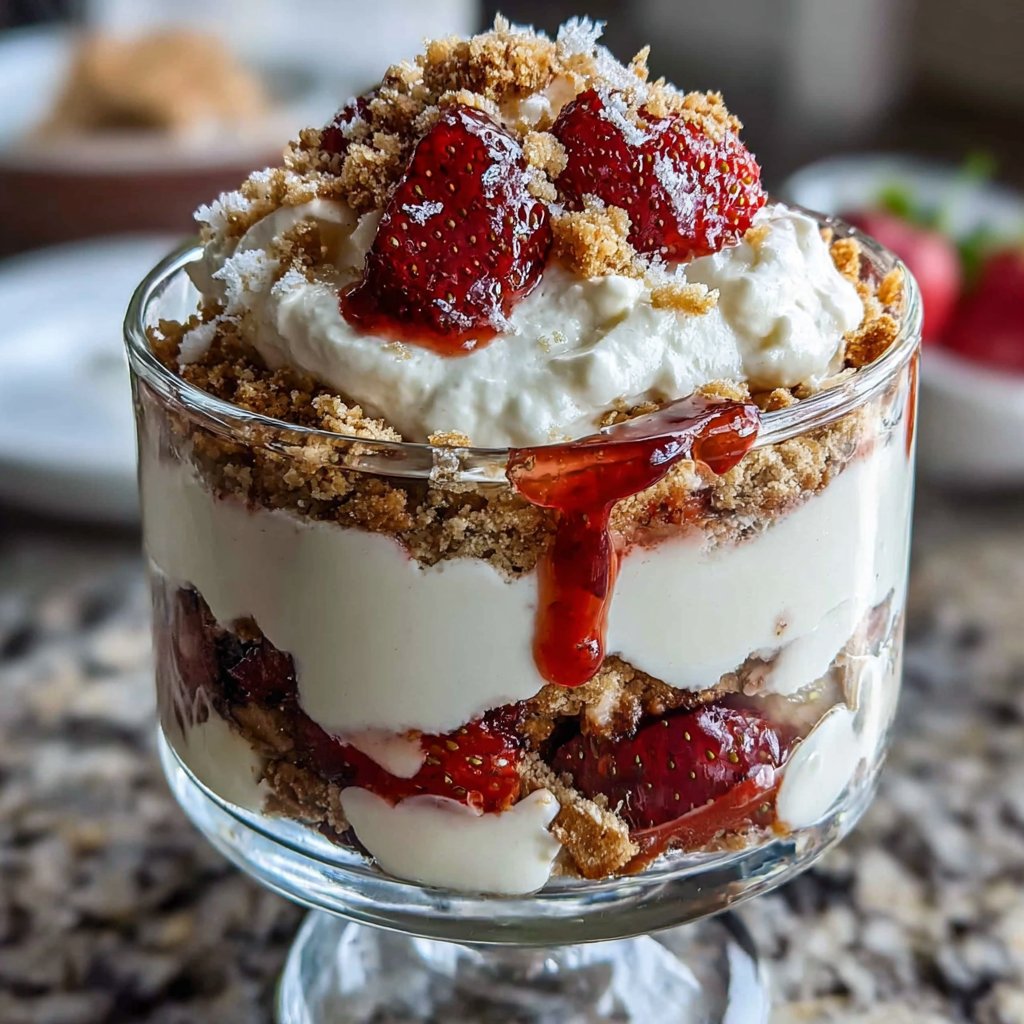 Strawberry Cheesecake Trifle