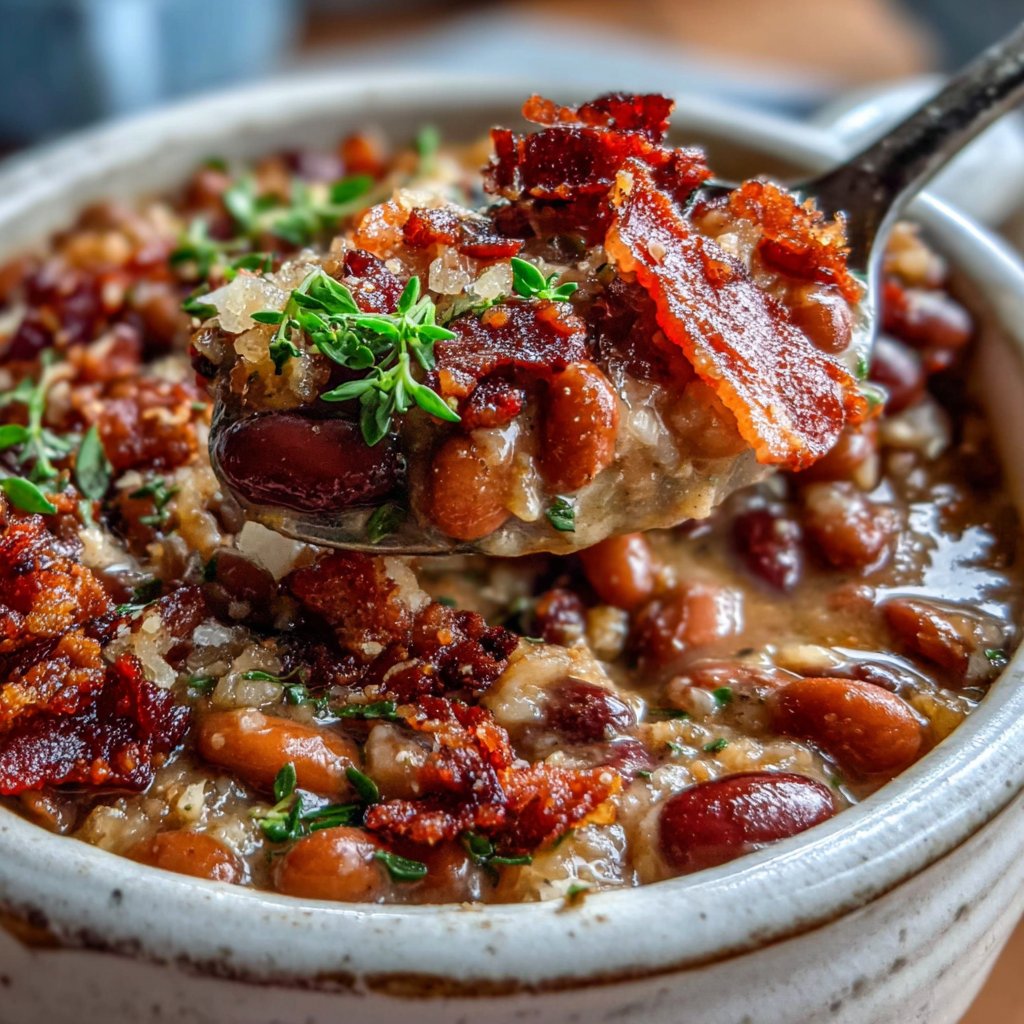 Maple-Bacon Red Beans