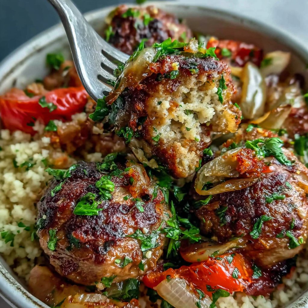 Turkey Meatball Couscous Bowl