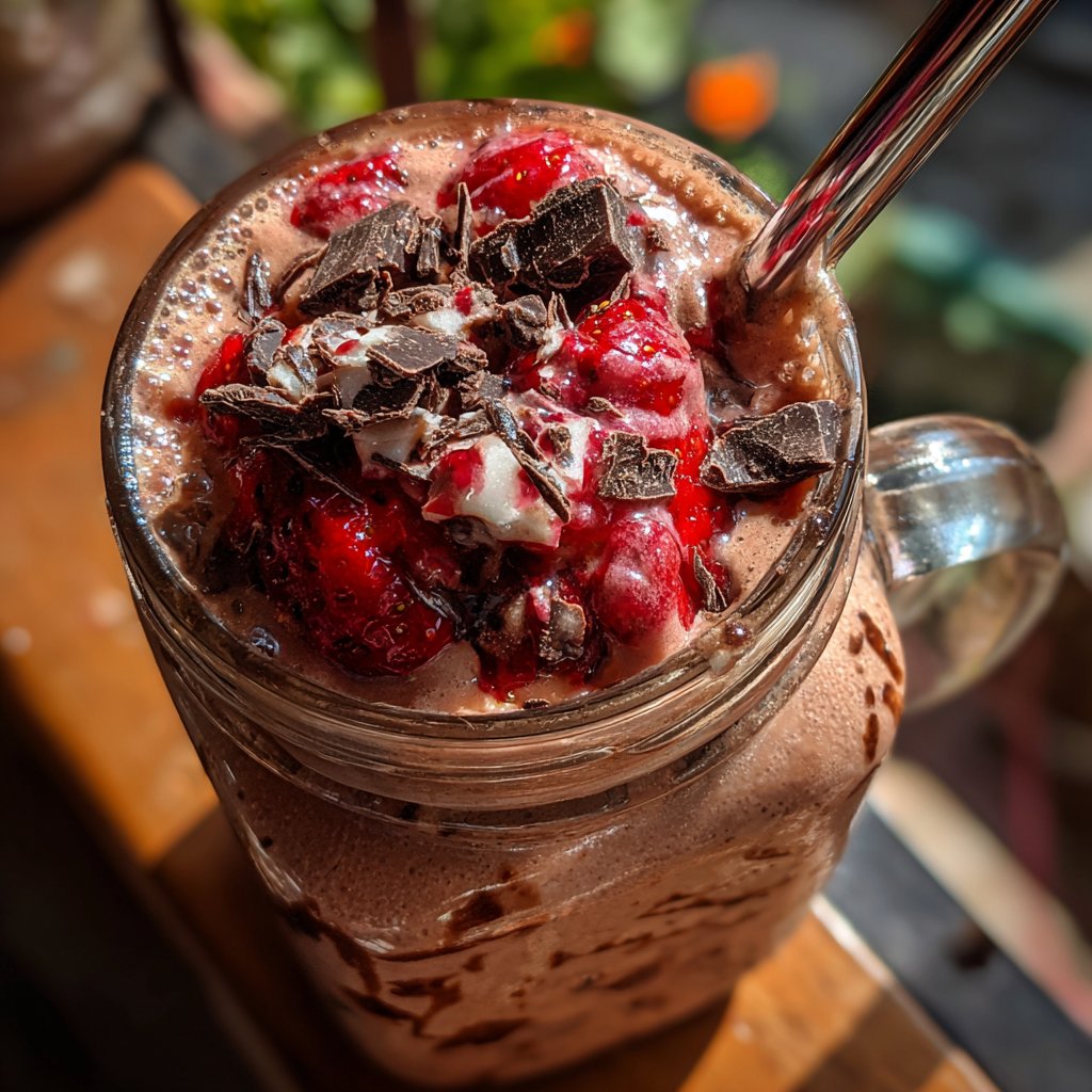 Chocolate Strawberry Smoothie