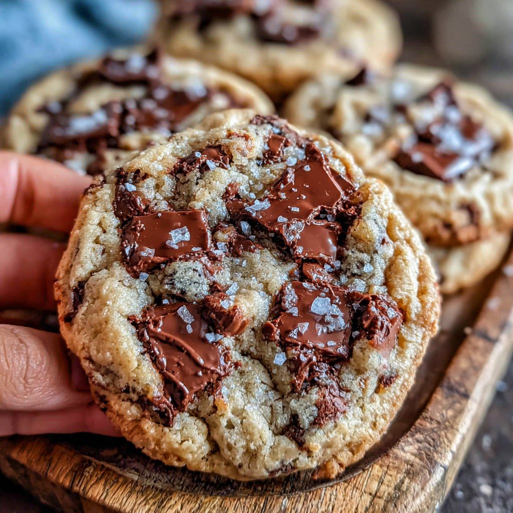 Brown Butter & Sea Salt Chocolate Chunk Cookies