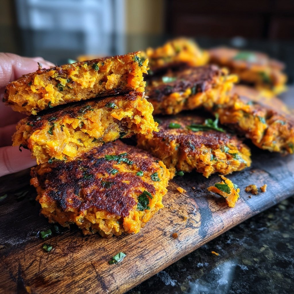 Herbed Sweet Potato Salmon Patties